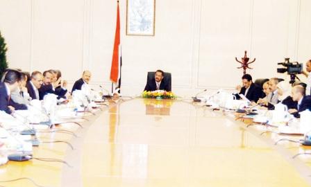 اجتماع مجلس الوزراء أمس